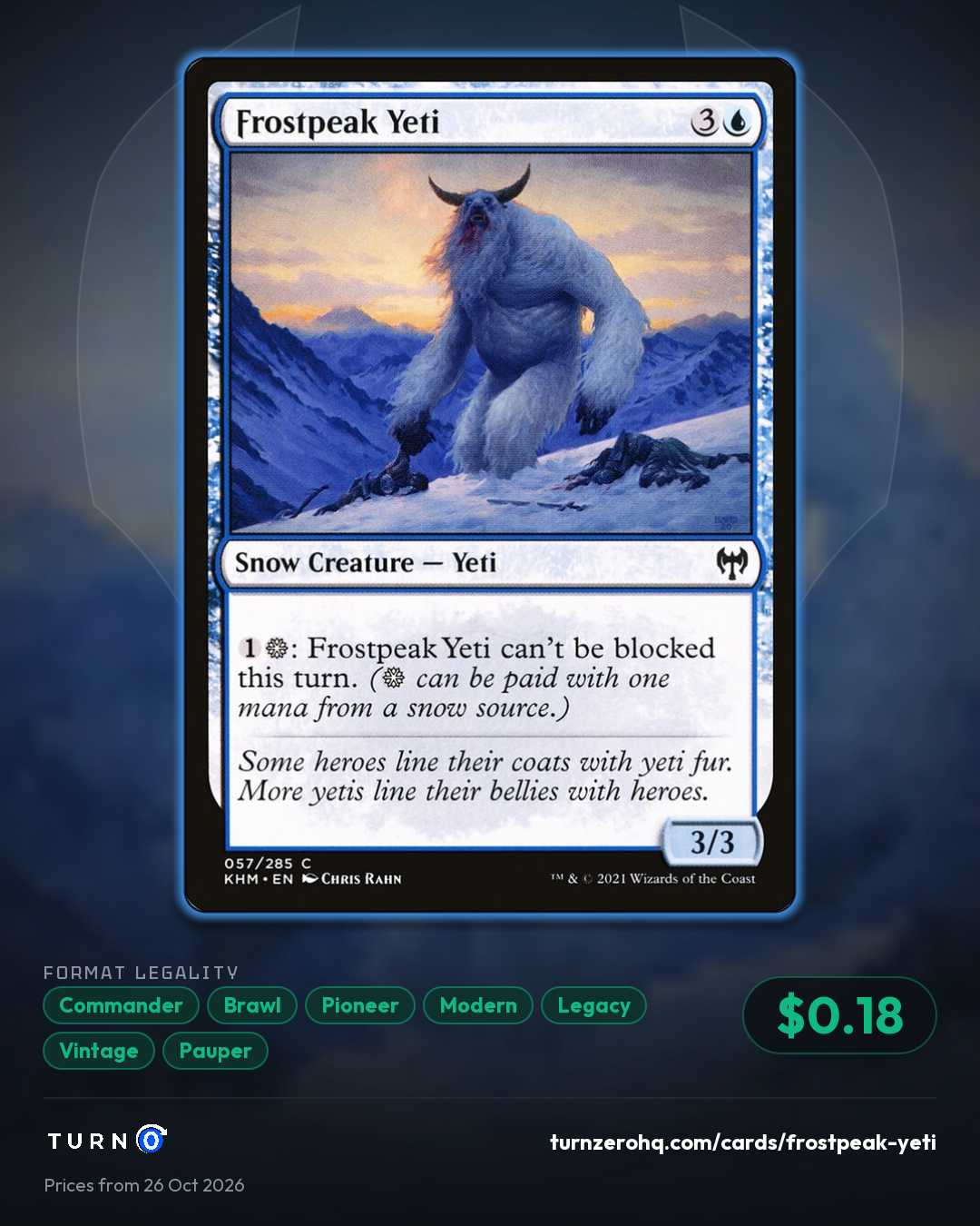 Shareable picture of Frostpeak Yeti