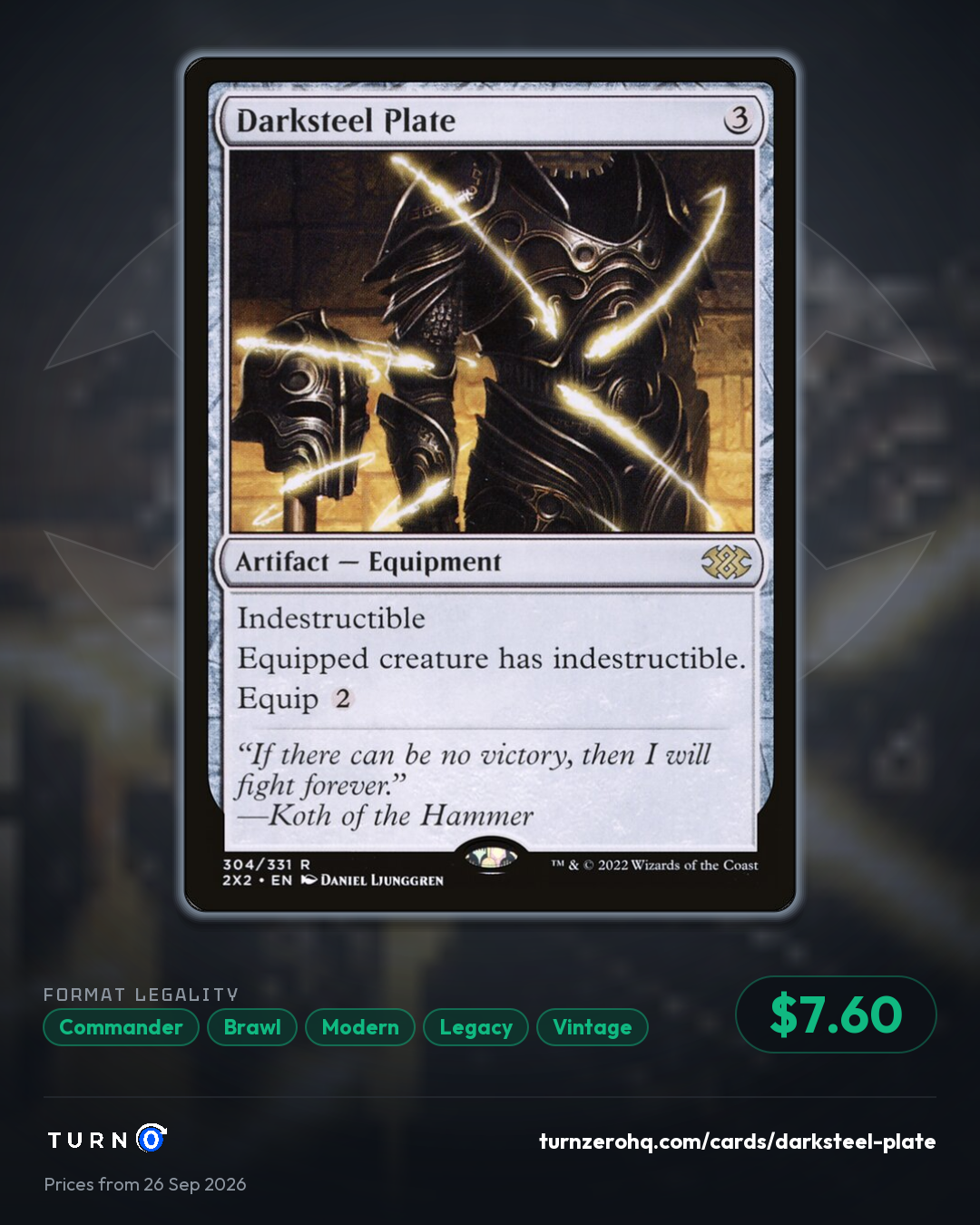 Shareable picture of Darksteel Plate
