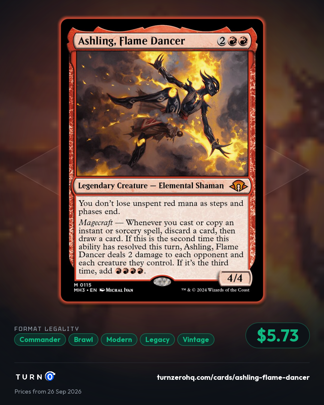 Shareable picture of Ashling, Flame Dancer