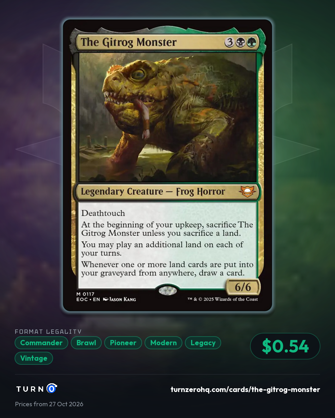 Shareable picture of The Gitrog Monster