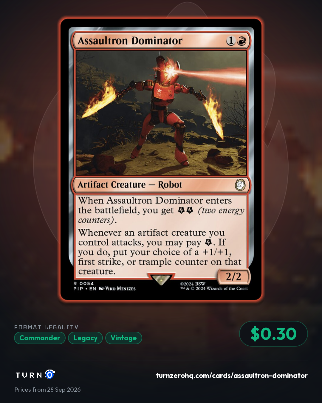 Shareable picture of Assaultron Dominator