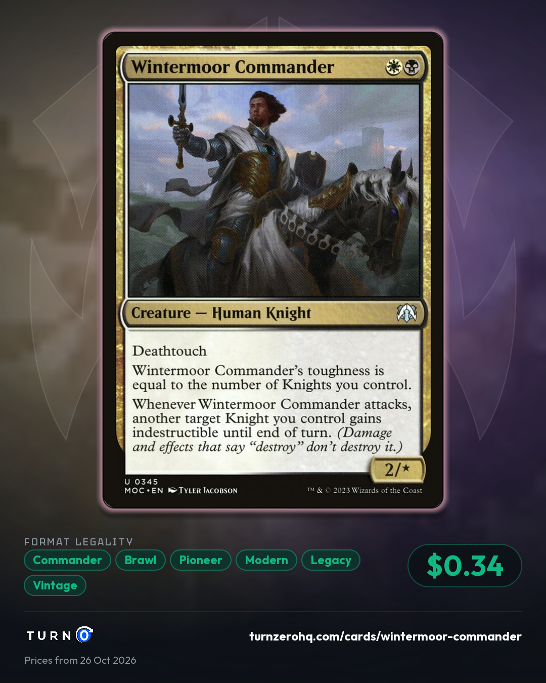 Shareable picture of Wintermoor Commander