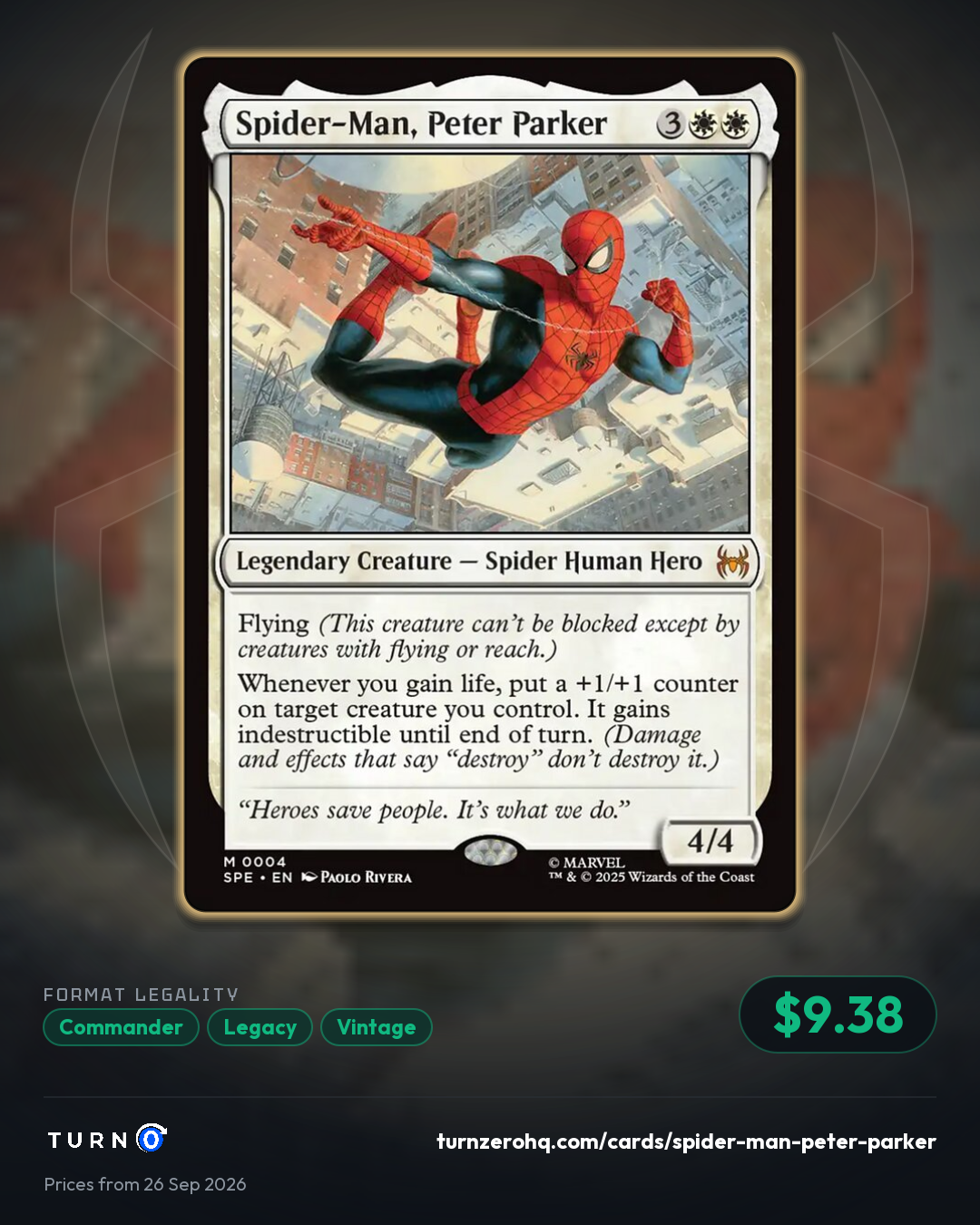 Shareable picture of Spider-Man, Peter Parker
