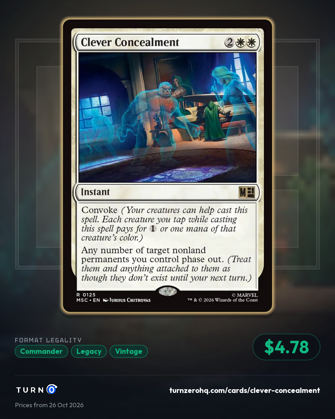 Shareable picture of Clever Concealment
