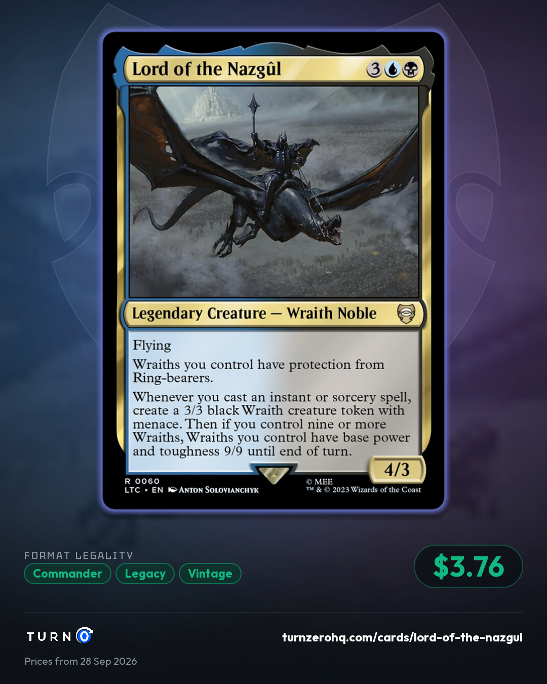 Shareable picture of Lord of the Nazgûl