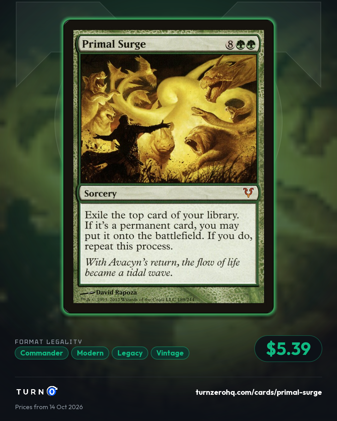 Shareable picture of Primal Surge