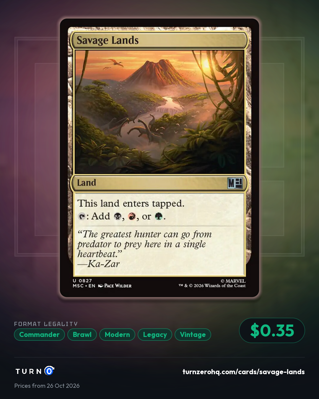 Shareable picture of Savage Lands