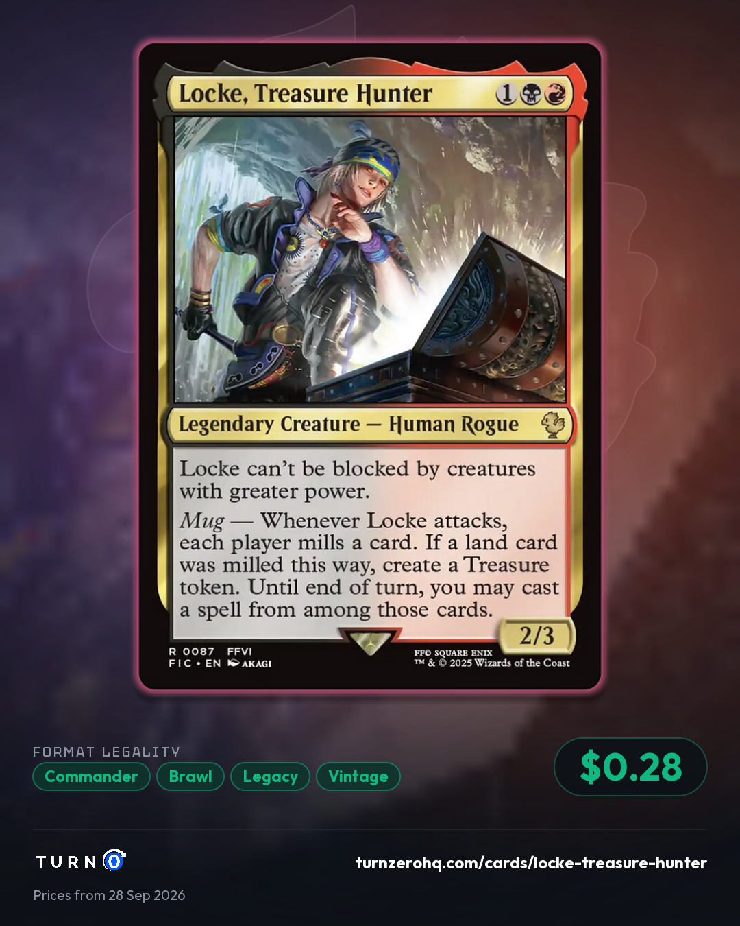 Shareable picture of Locke, Treasure Hunter