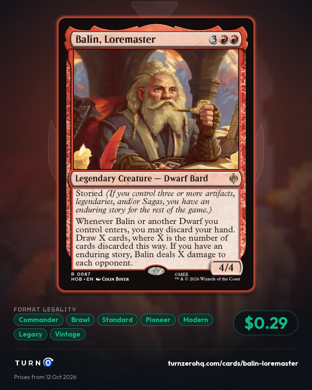 Shareable picture of Balin, Loremaster