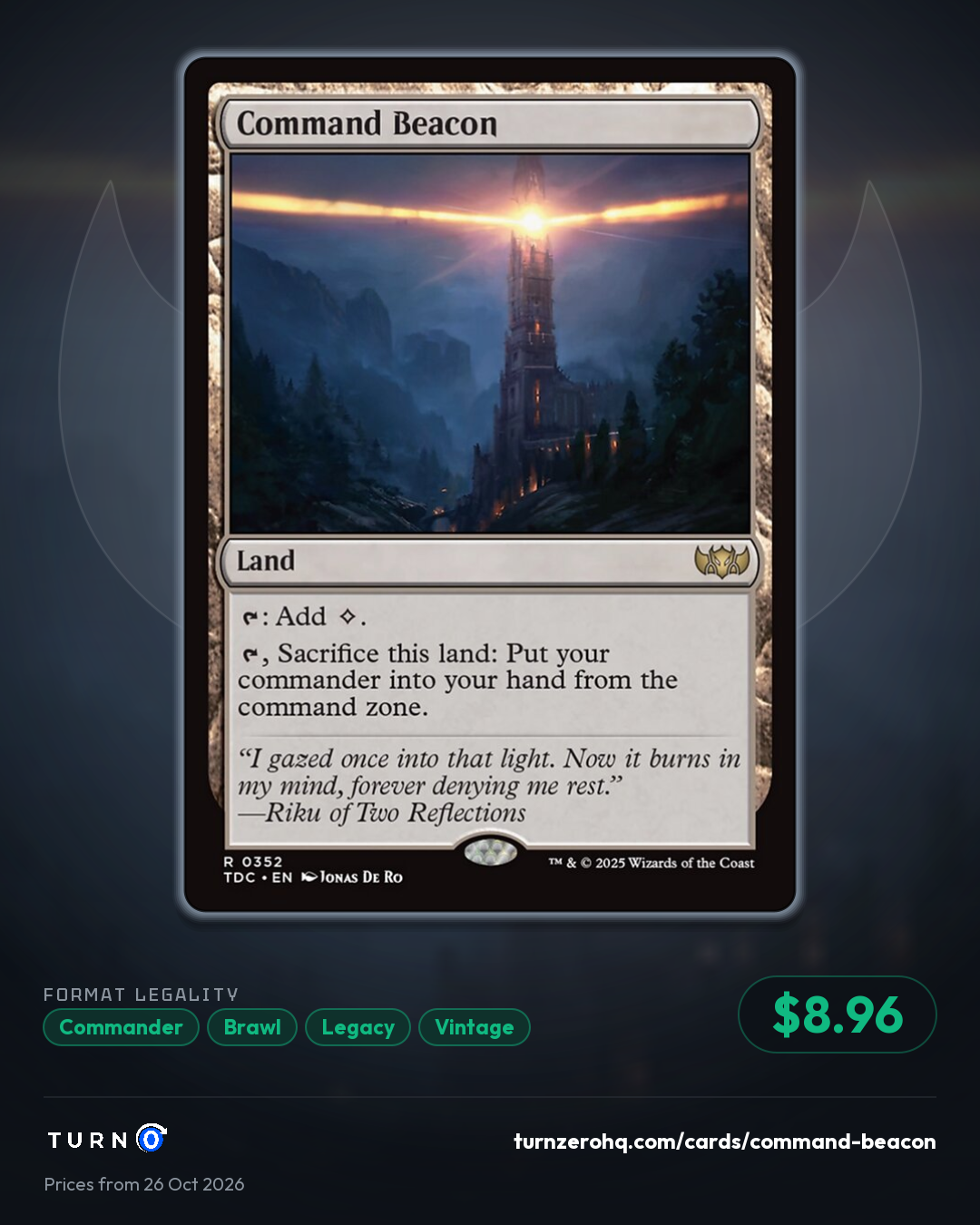 Shareable picture of Command Beacon