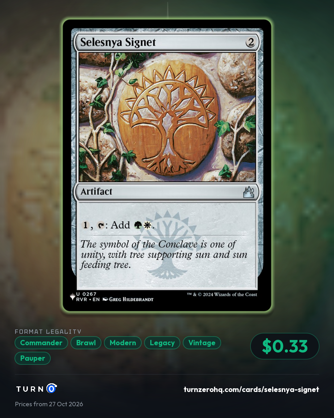 Shareable picture of Selesnya Signet