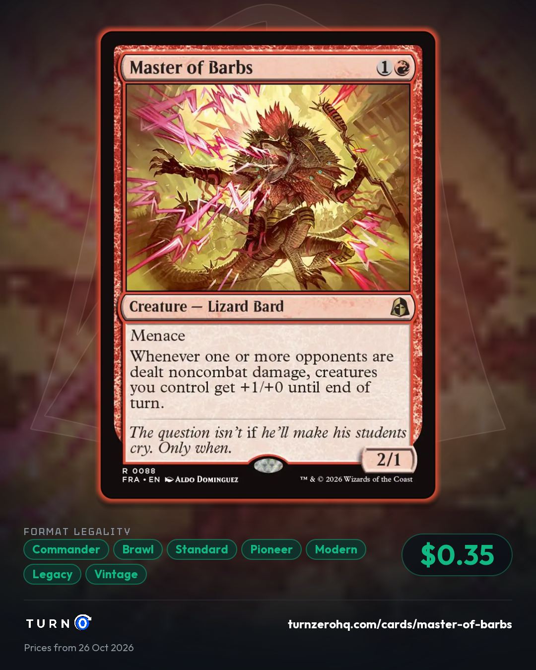 Shareable picture of Master of Barbs