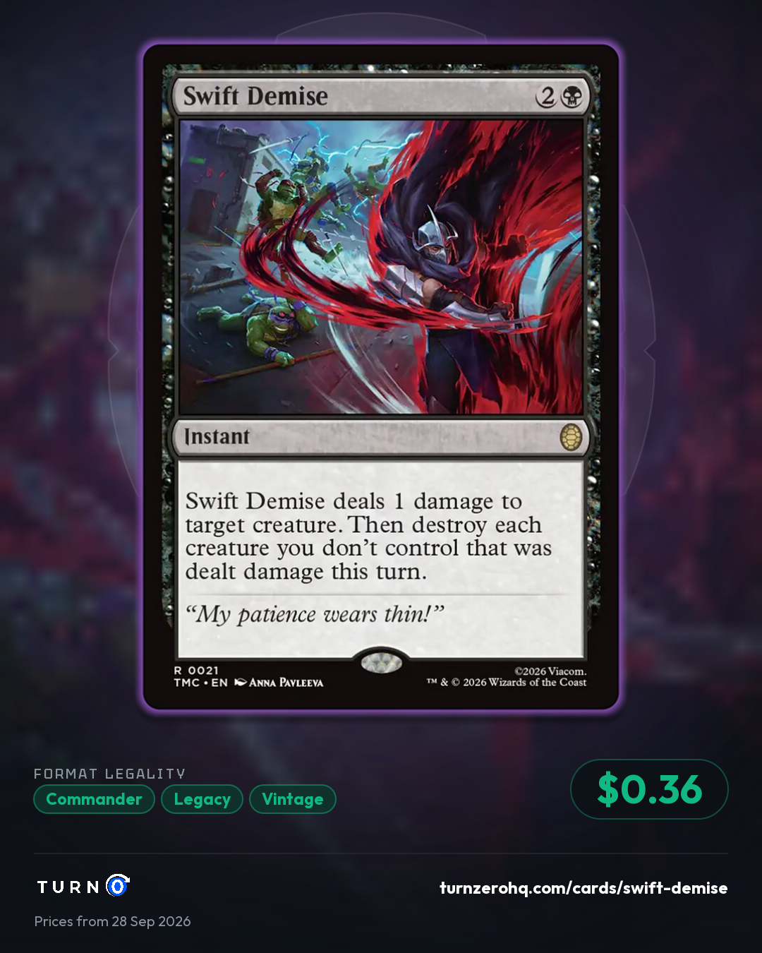 Shareable picture of Swift Demise