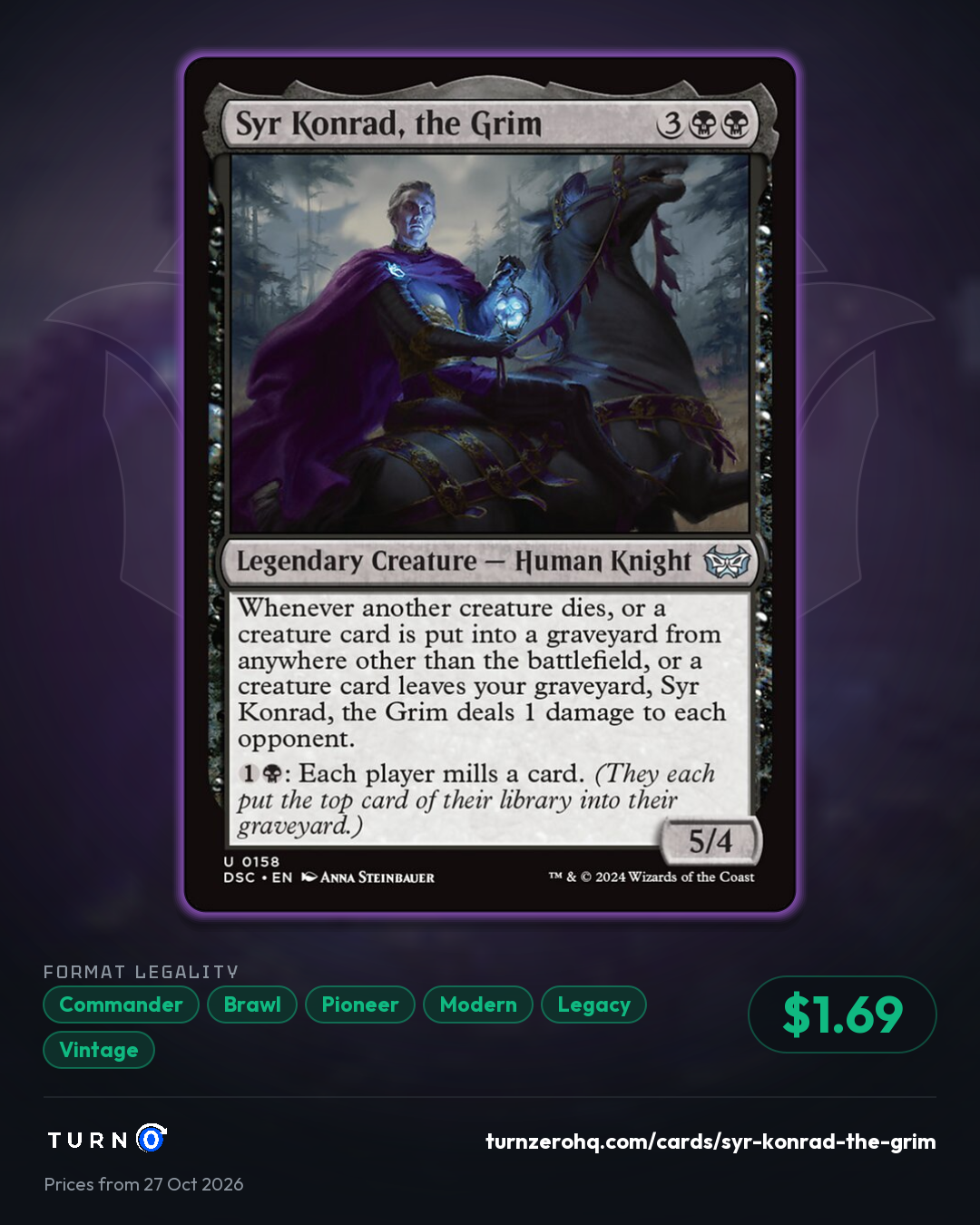 Shareable picture of Syr Konrad, the Grim