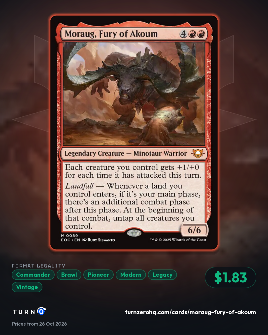 Shareable picture of Moraug, Fury of Akoum