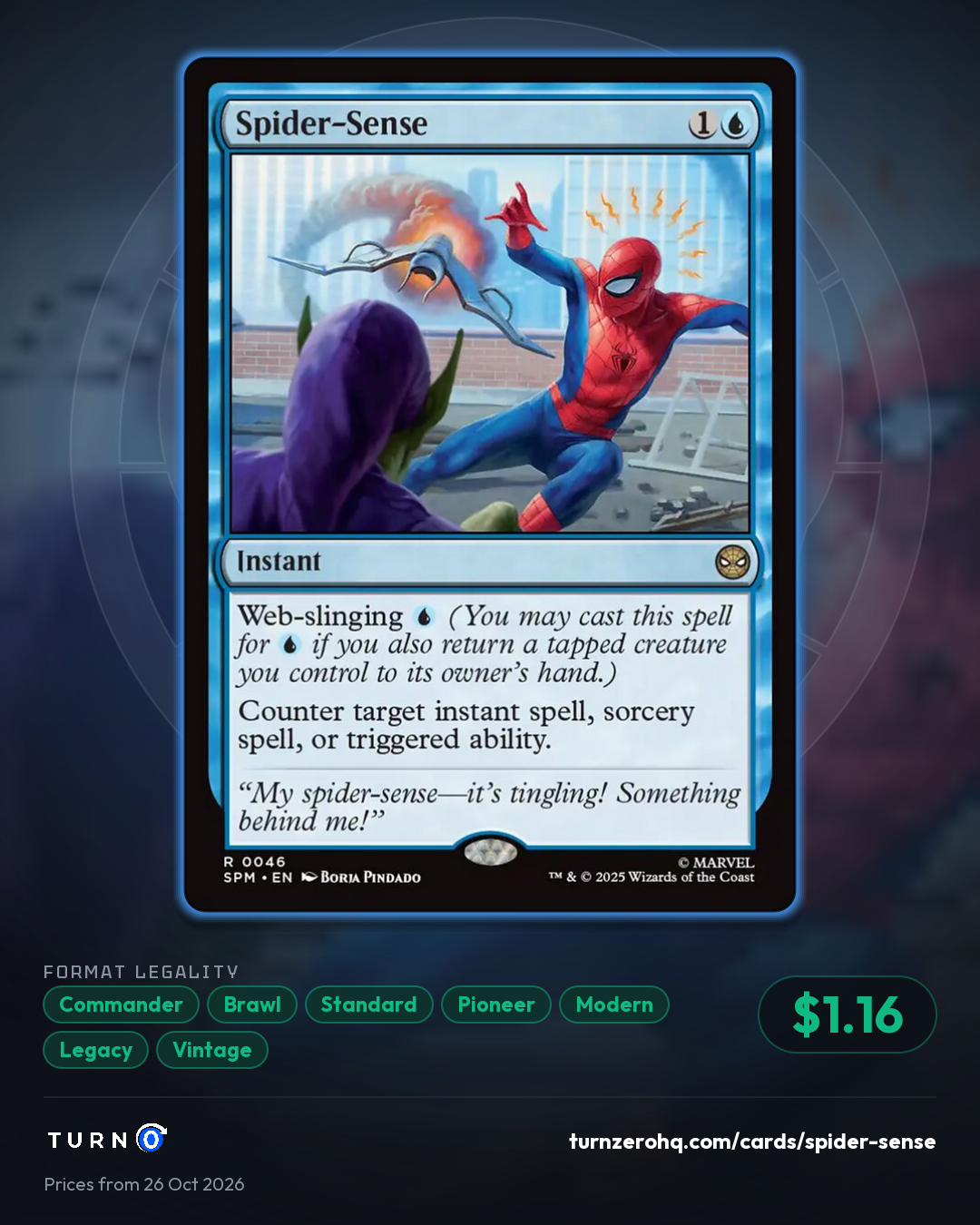 Shareable picture of Spider-Sense