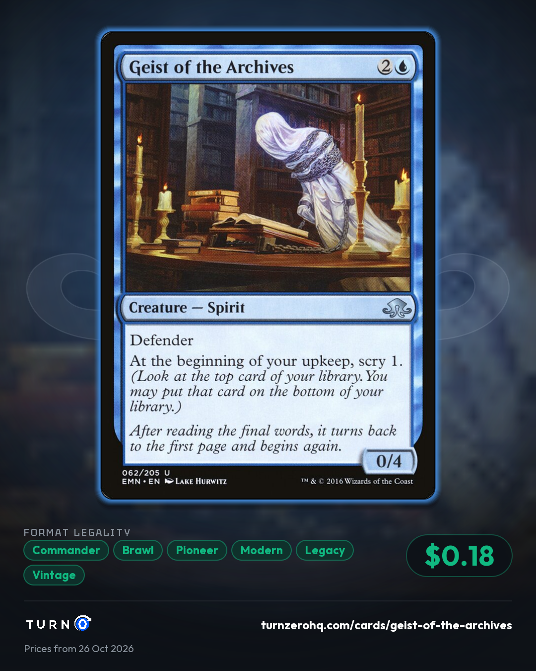 Shareable picture of Geist of the Archives