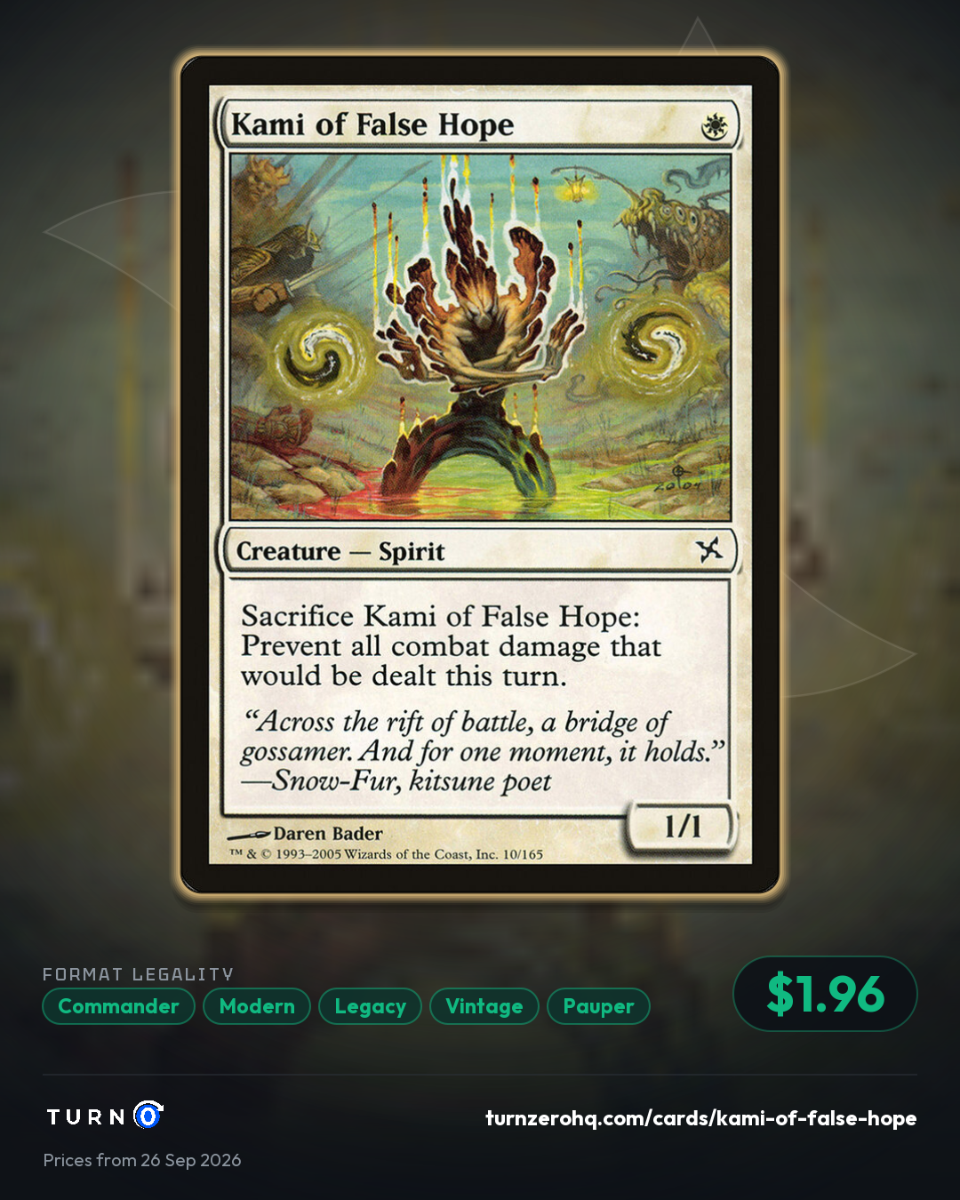 Shareable picture of Kami of False Hope
