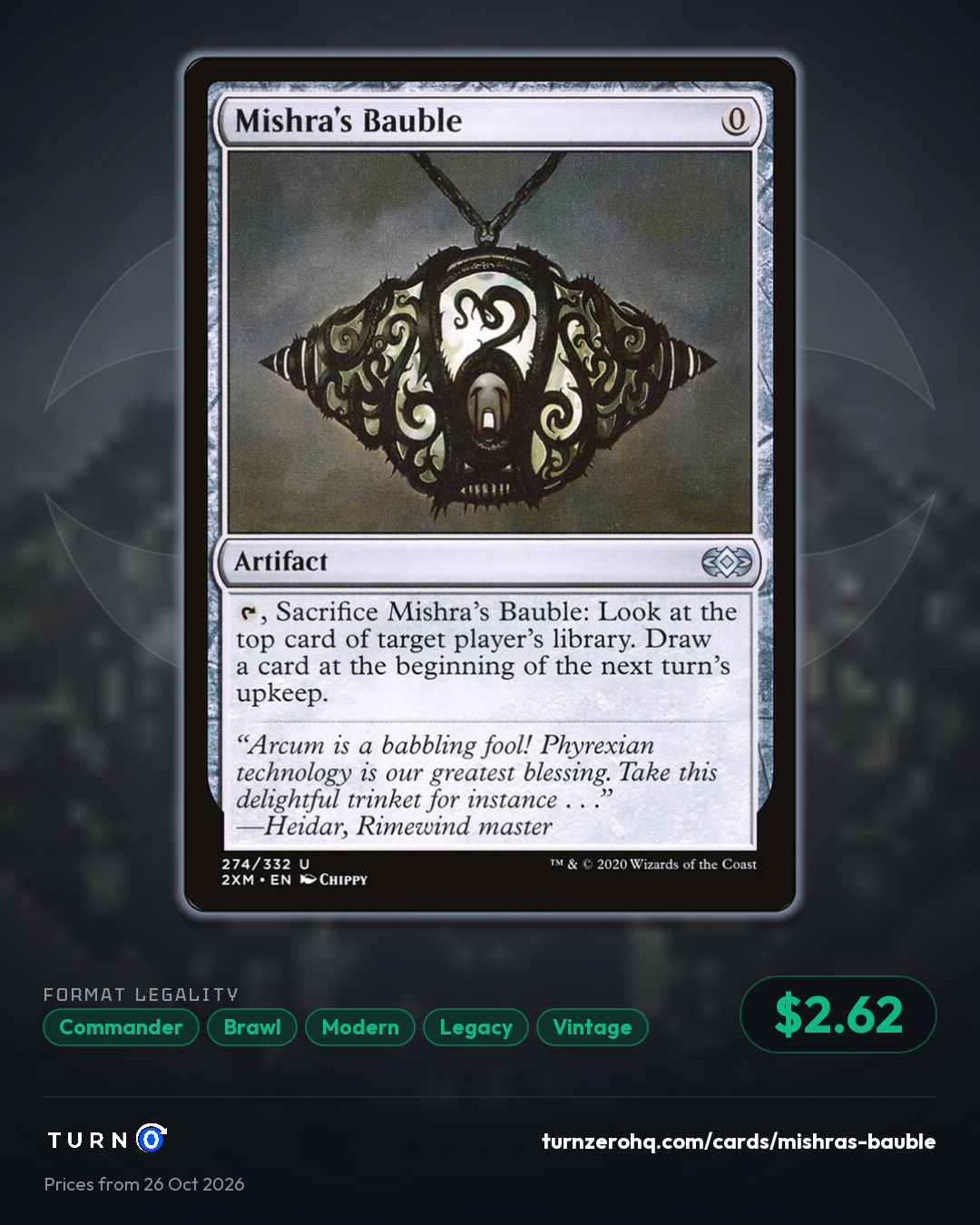 Shareable picture of Mishra's Bauble