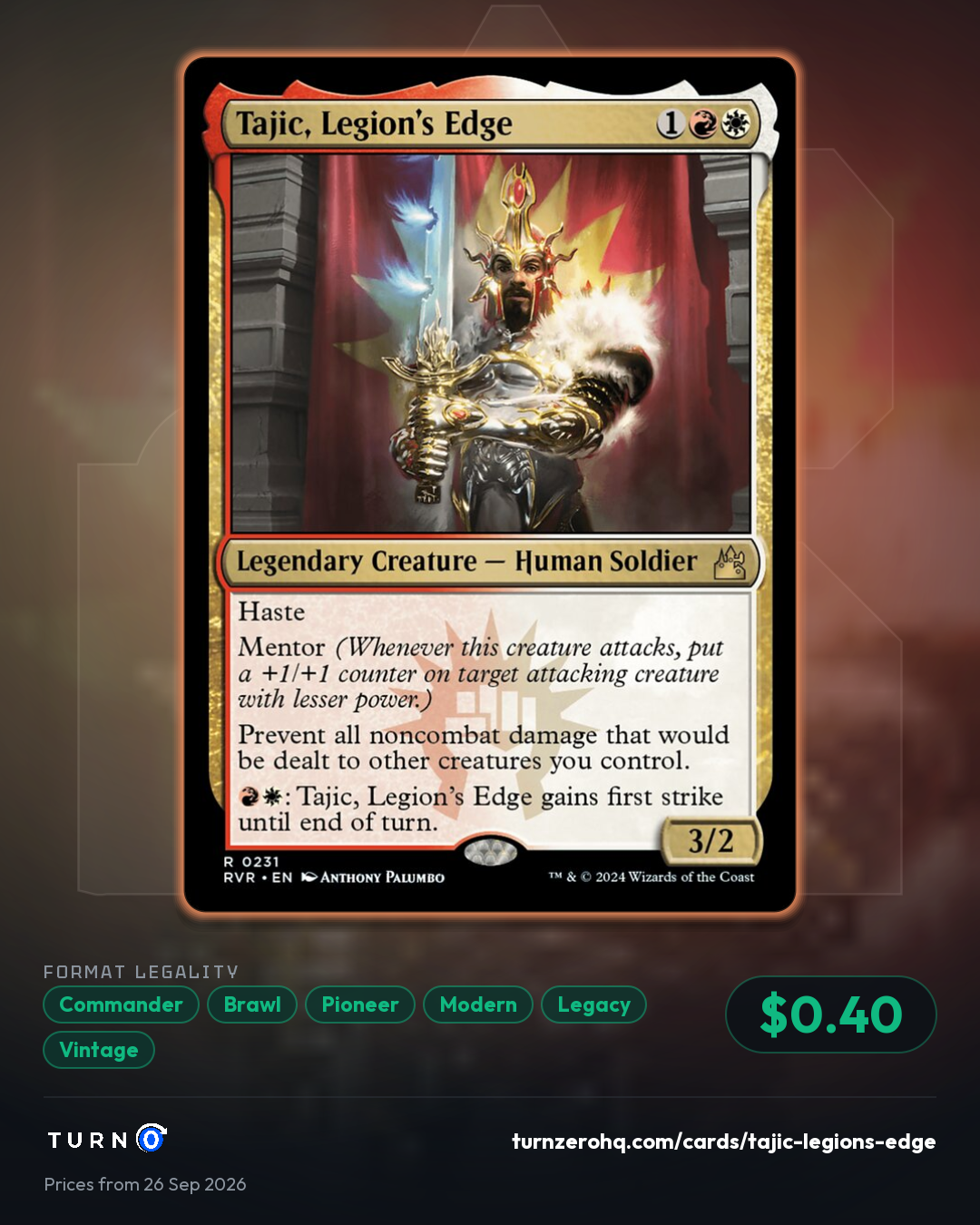 Shareable picture of Tajic, Legion's Edge