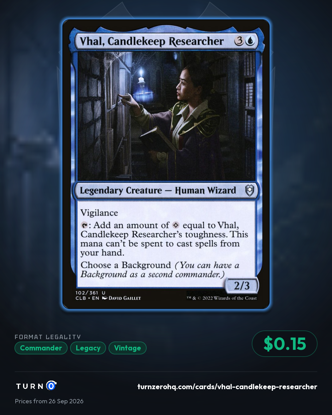 Shareable picture of Vhal, Candlekeep Researcher