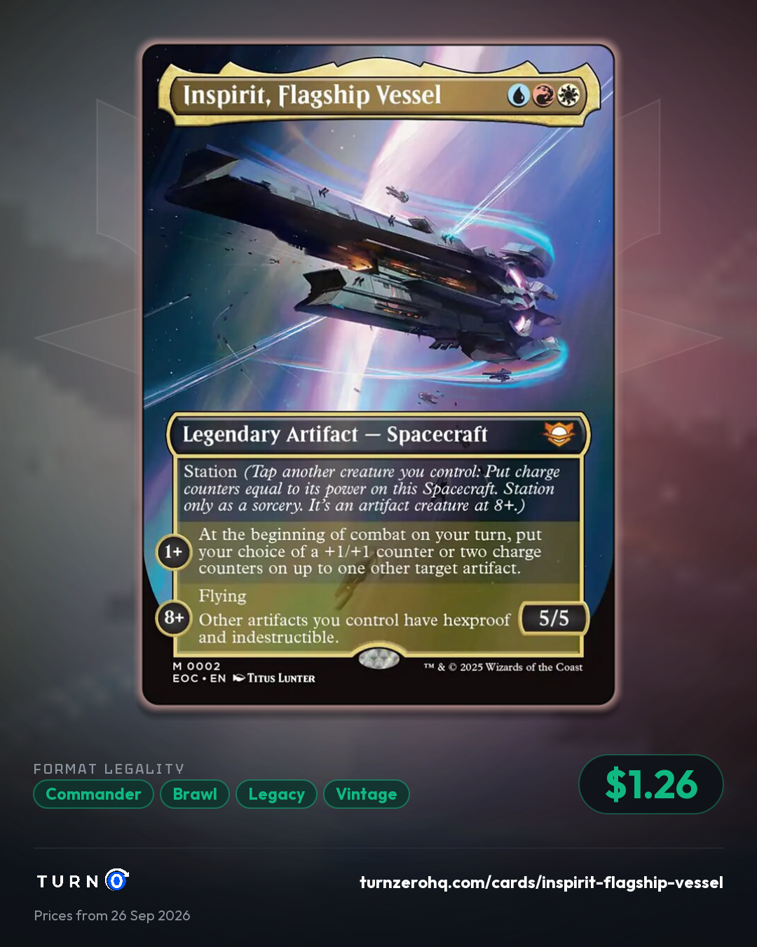 Shareable picture of Inspirit, Flagship Vessel