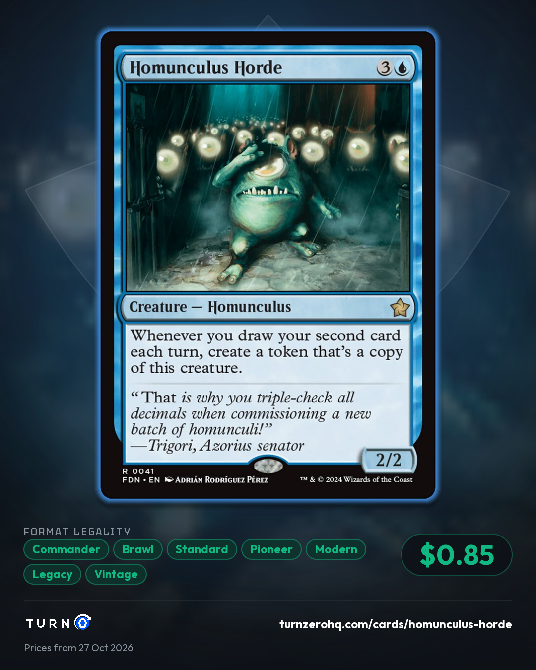 Shareable picture of Homunculus Horde