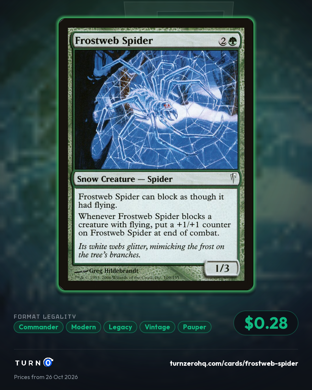 Shareable picture of Frostweb Spider