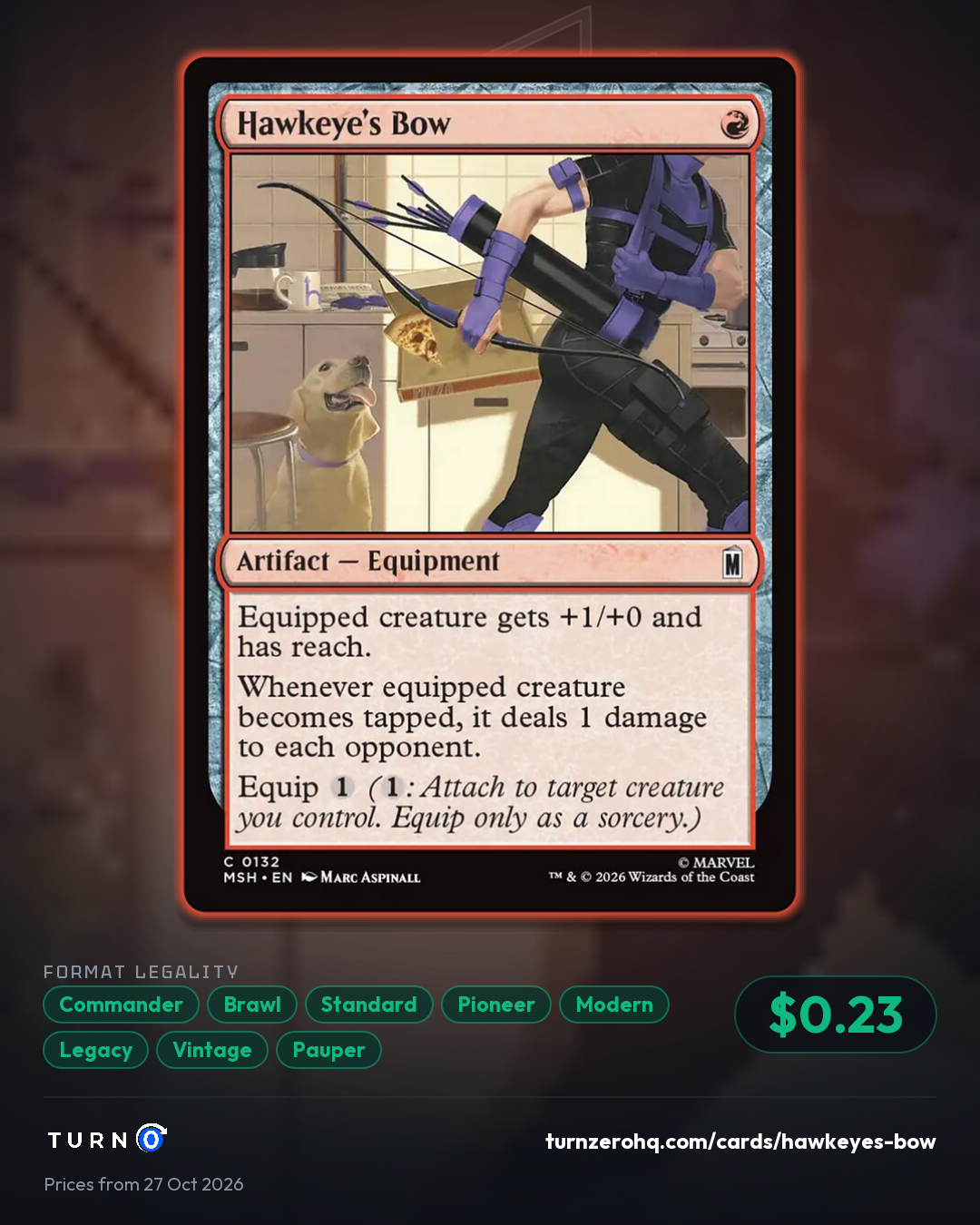 Shareable picture of Hawkeye's Bow