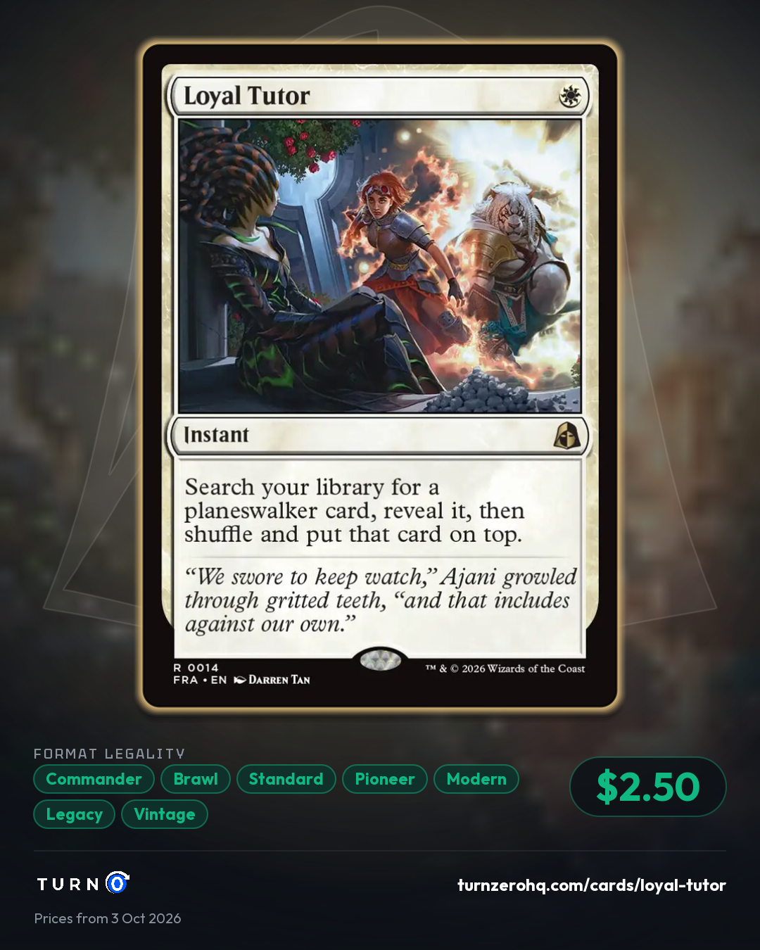 Shareable picture of Loyal Tutor