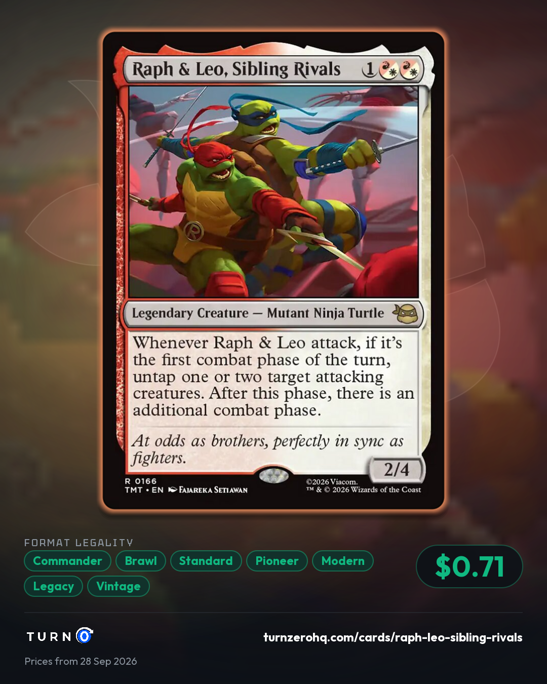 Shareable picture of Raph & Leo, Sibling Rivals