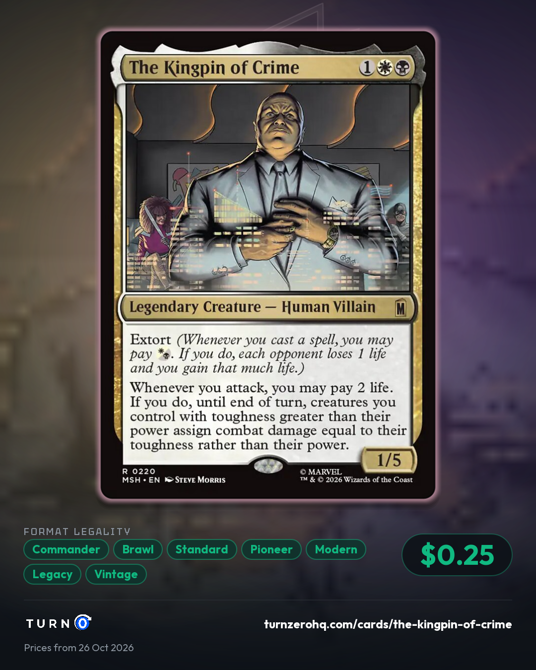 Shareable picture of The Kingpin of Crime