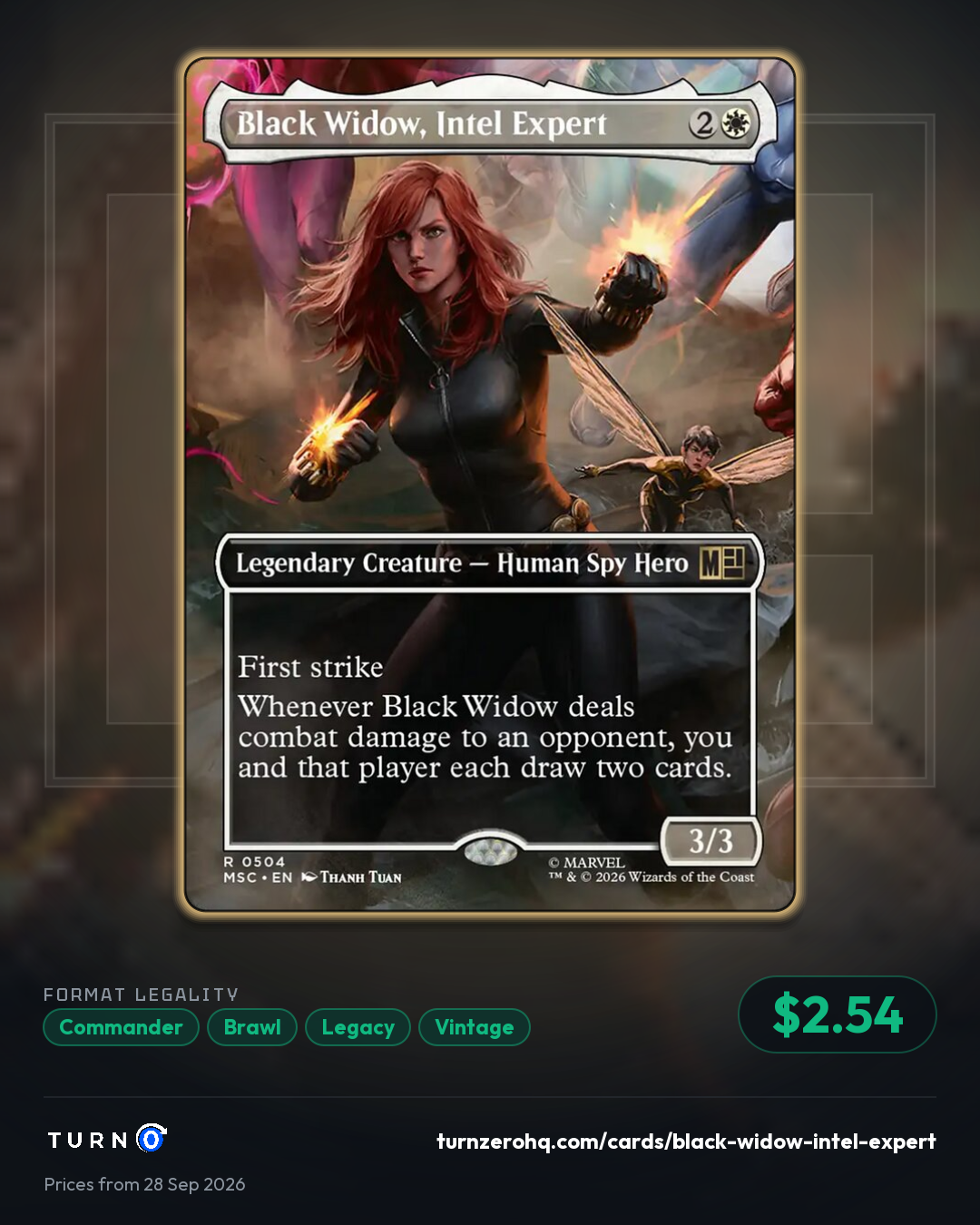 Shareable picture of Black Widow, Intel Expert