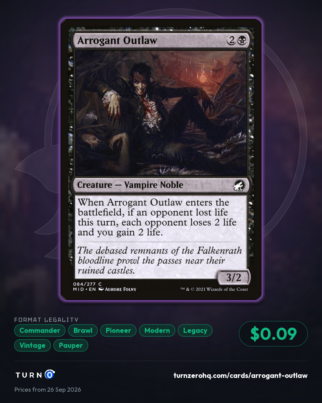 Shareable picture of Arrogant Outlaw