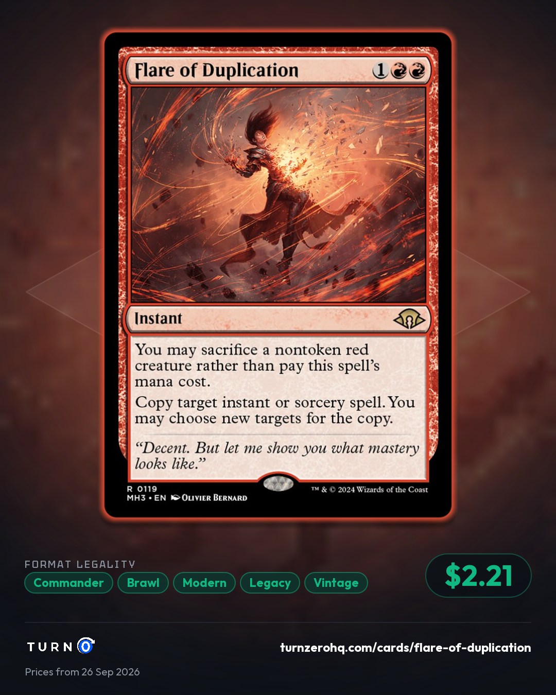 Shareable picture of Flare of Duplication