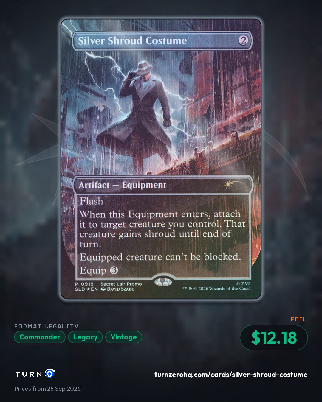 Shareable picture of Silver Shroud Costume
