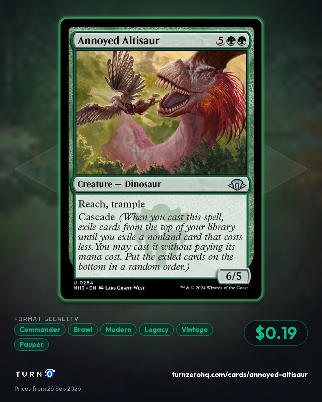 Shareable picture of Annoyed Altisaur