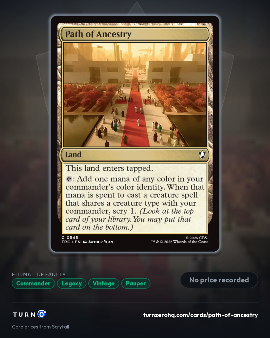 Shareable picture of Path of Ancestry