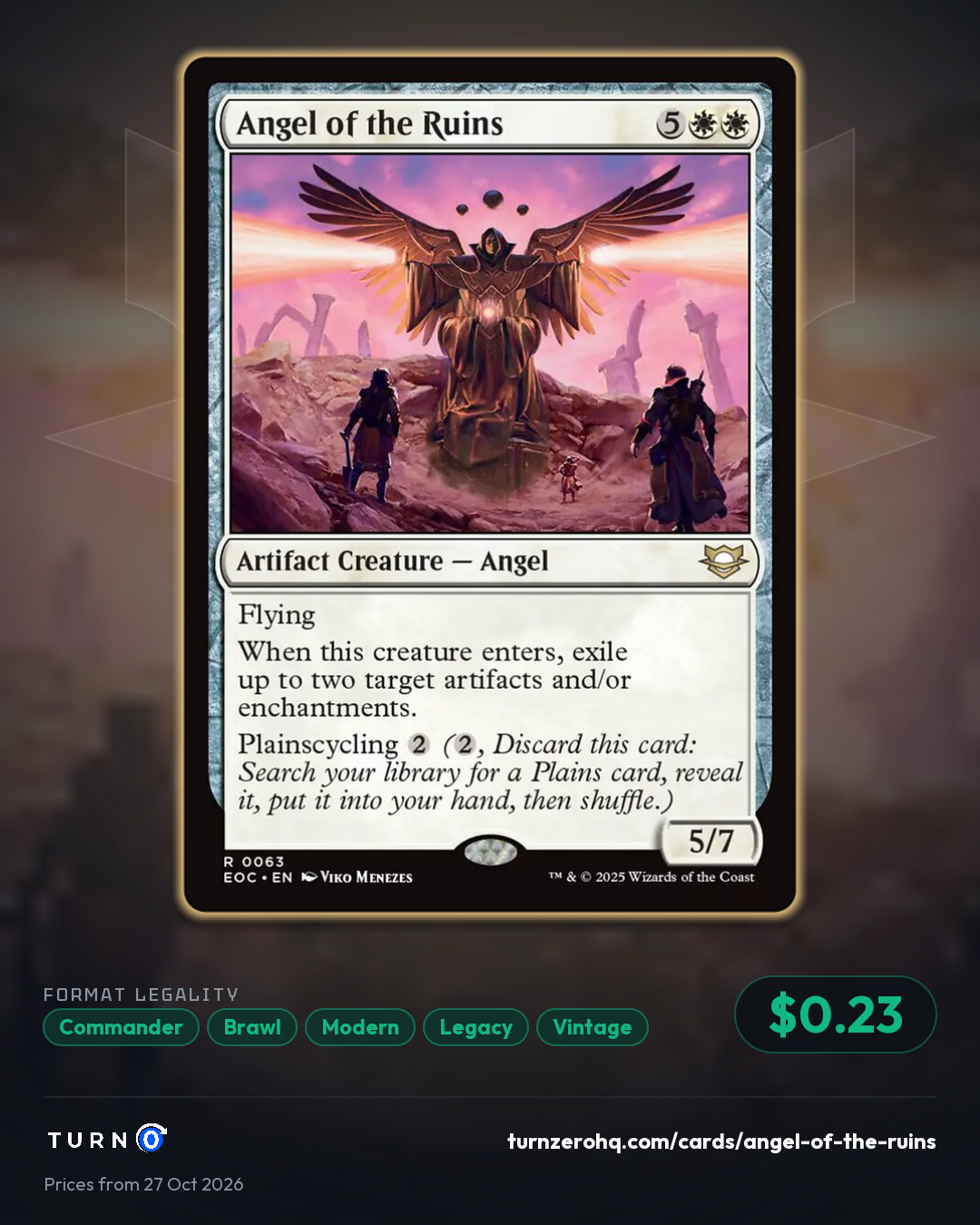 Shareable picture of Angel of the Ruins