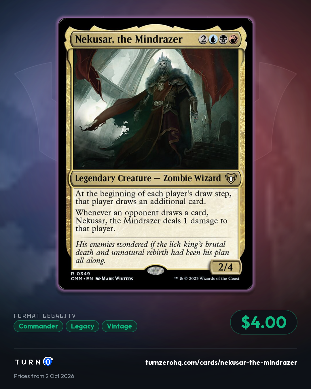 Shareable picture of Nekusar, the Mindrazer