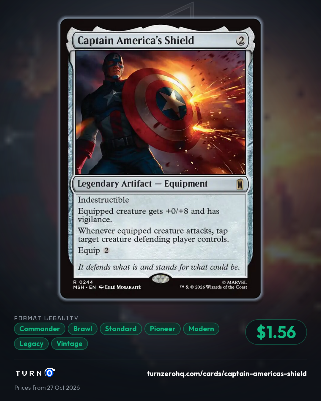 Shareable picture of Captain America's Shield
