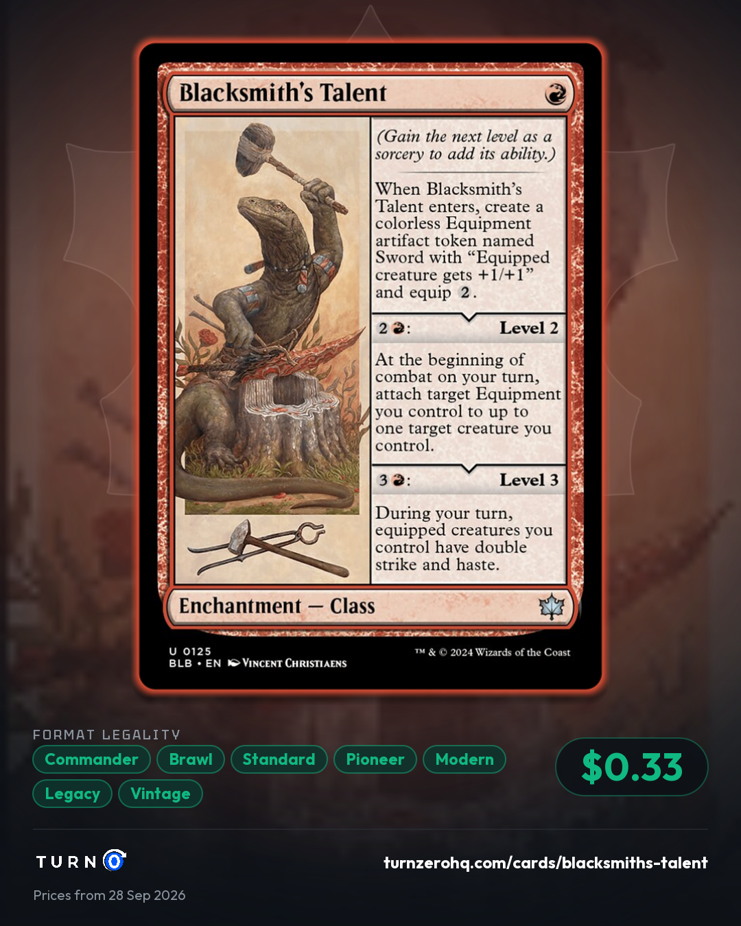 Shareable picture of Blacksmith's Talent