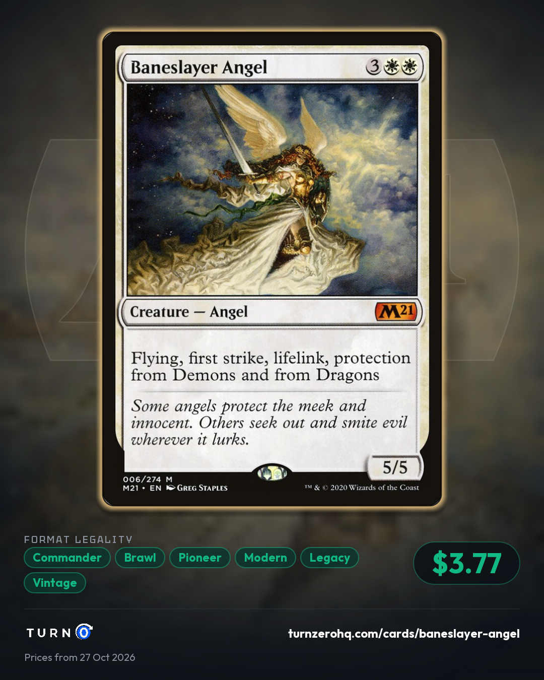 Shareable picture of Baneslayer Angel