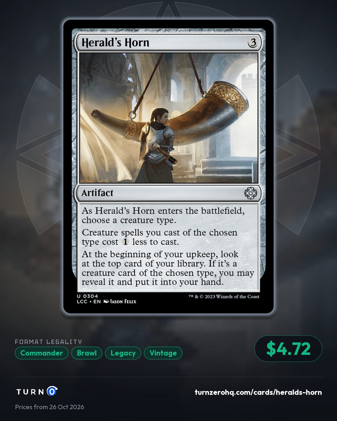 Shareable picture of Herald's Horn