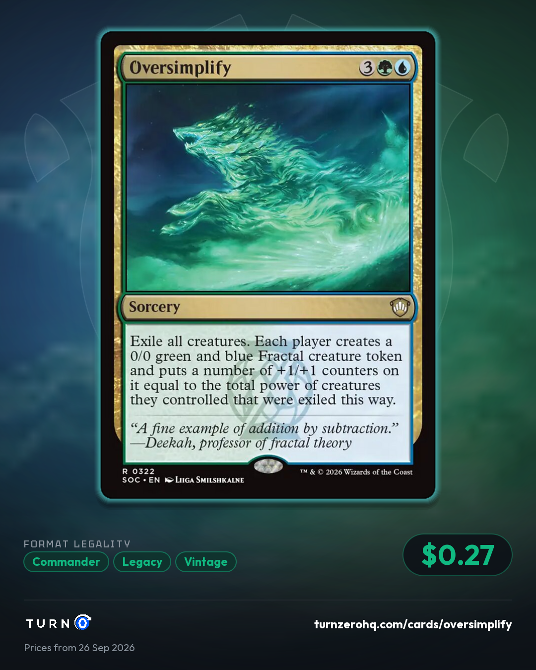 Shareable picture of Oversimplify
