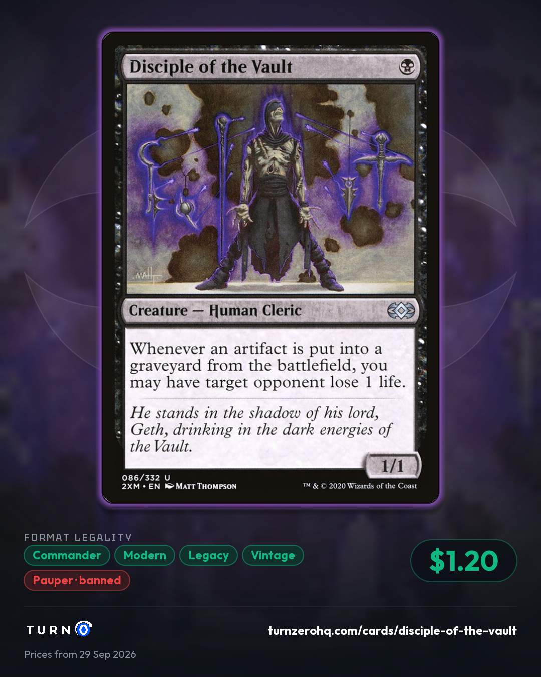 Shareable picture of Disciple of the Vault
