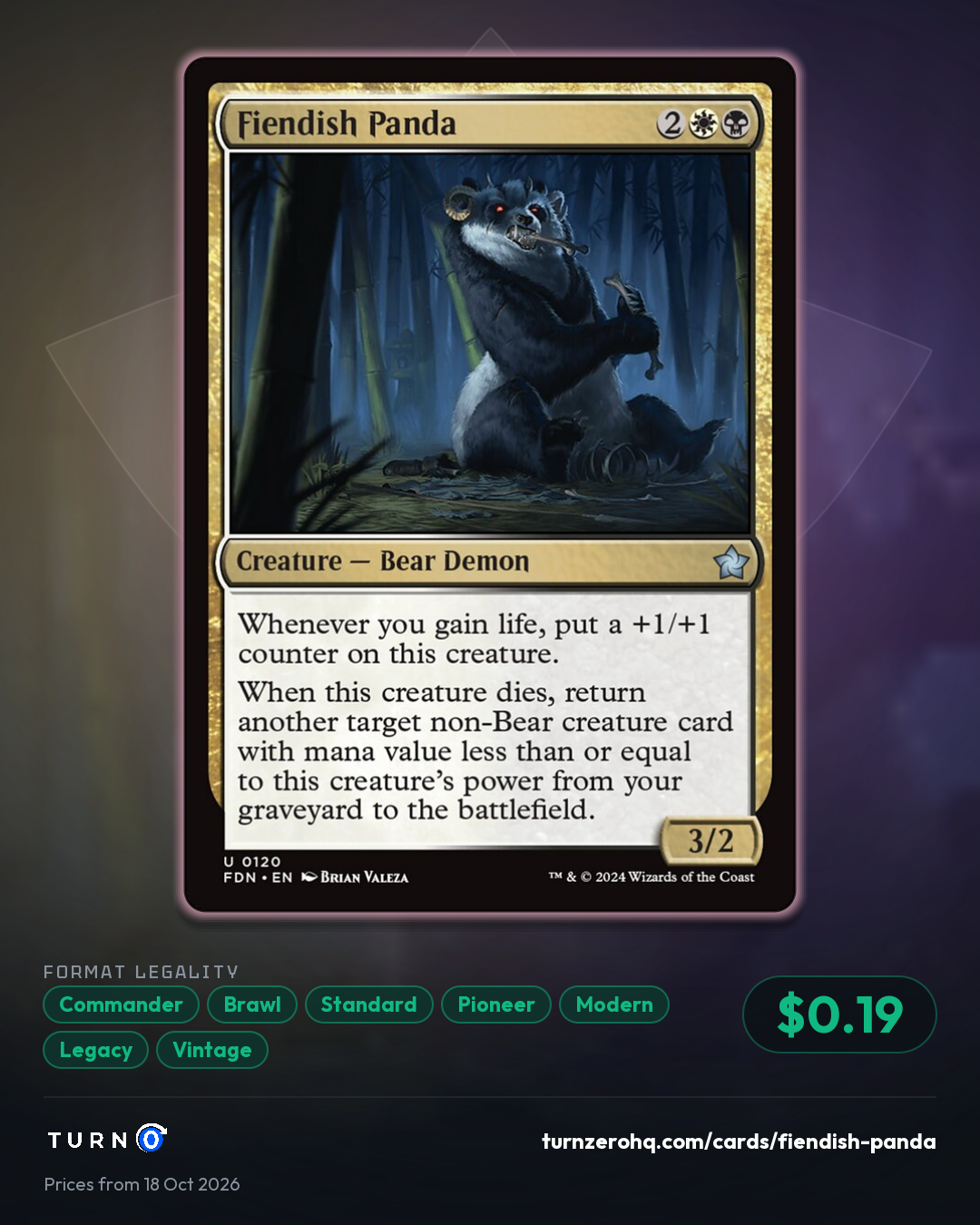 Shareable picture of Fiendish Panda