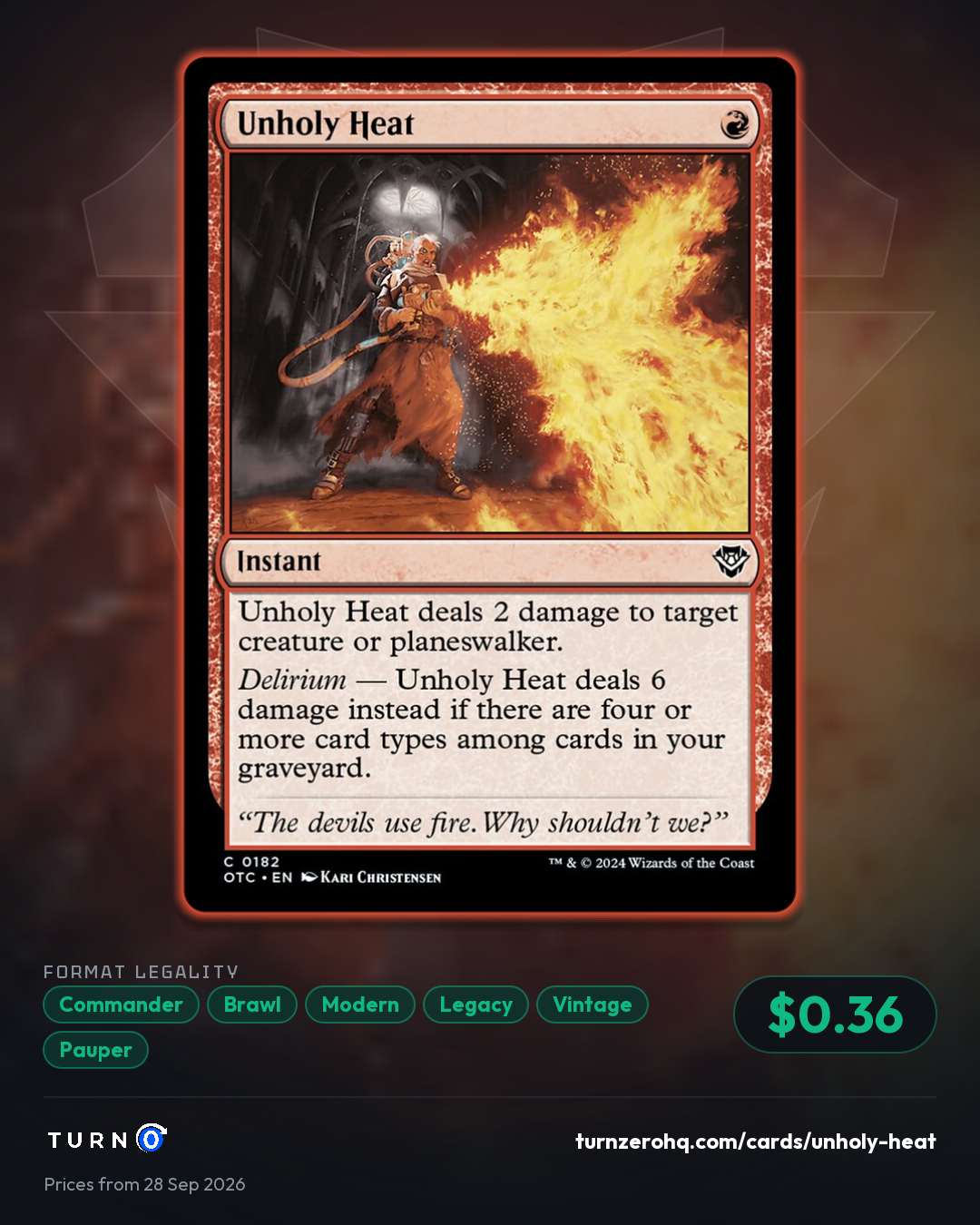 Shareable picture of Unholy Heat