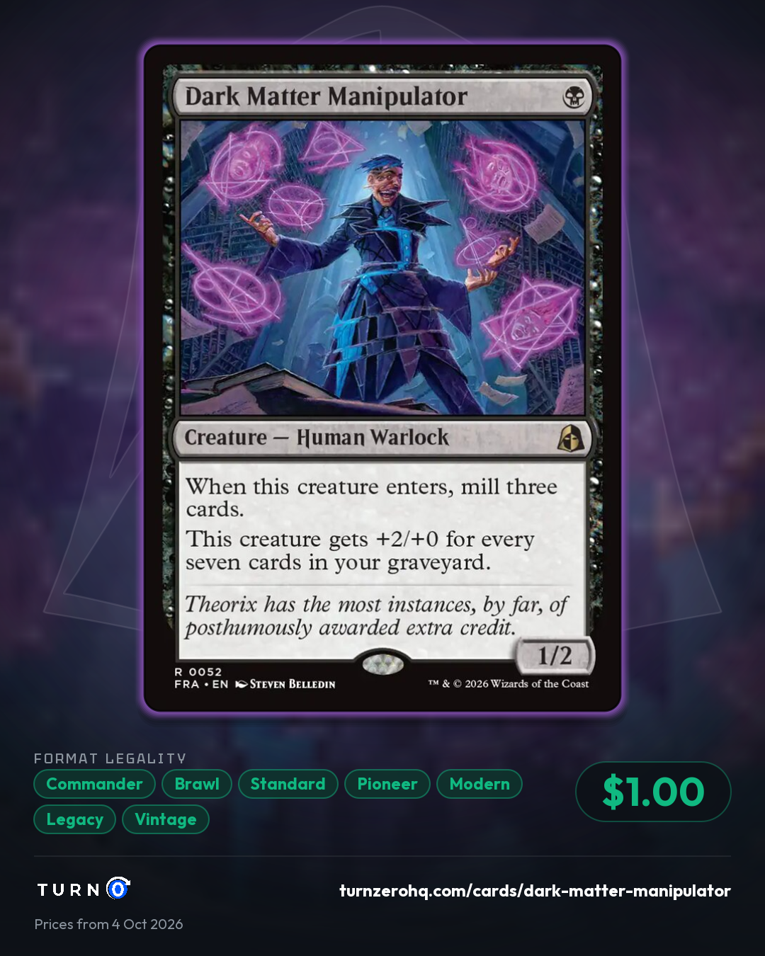 Shareable picture of Dark Matter Manipulator