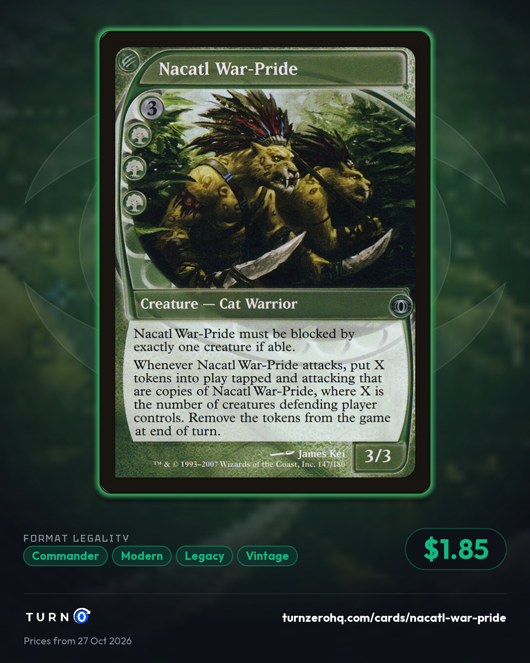 Shareable picture of Nacatl War-Pride